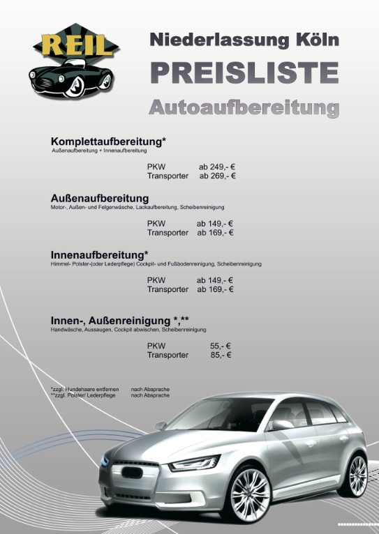 Autoreinigung K&ouml;ln, Autoaufbereitung K&ouml;ln, Lackpolitur K&ouml;ln